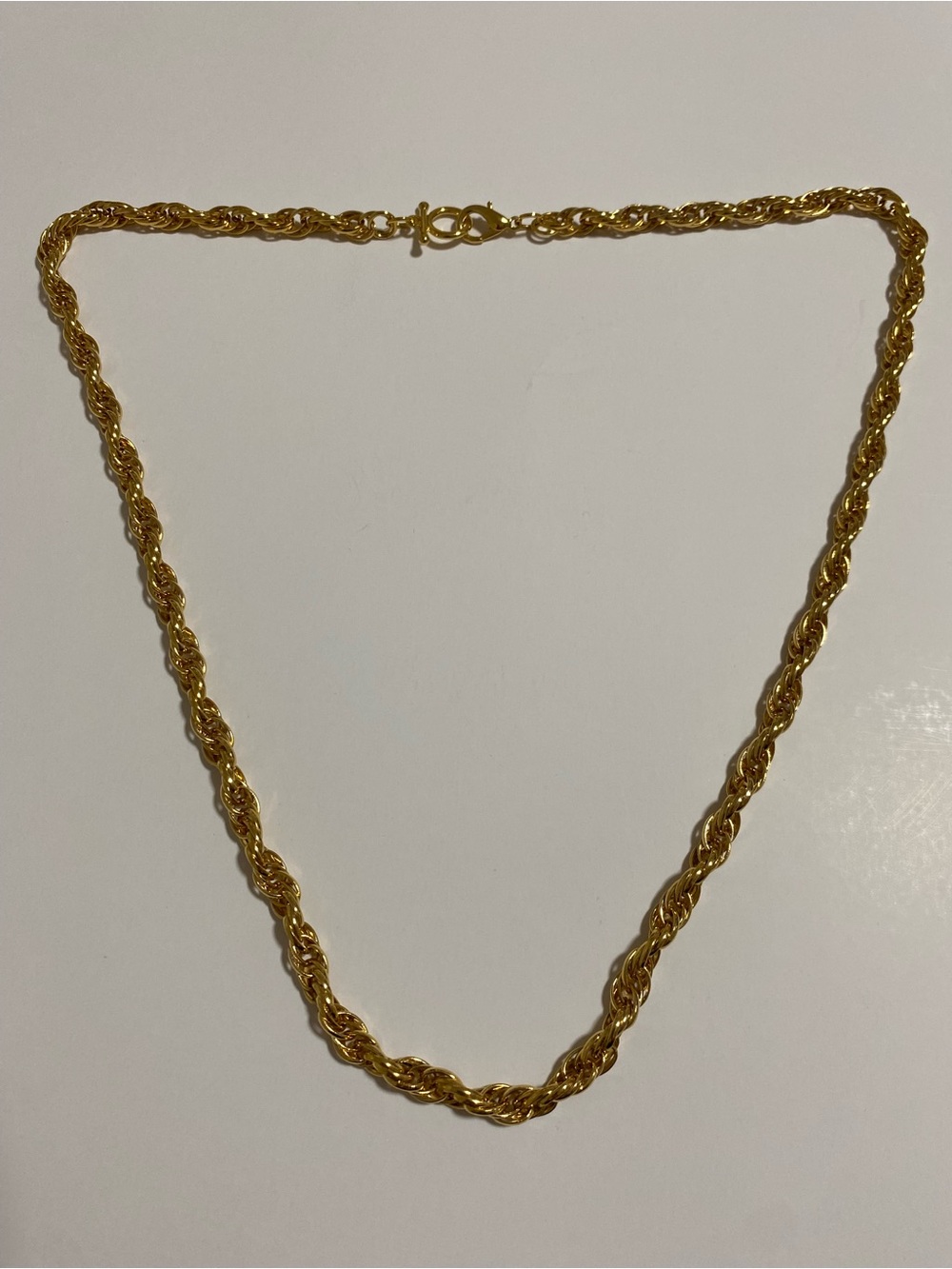 Gold Rope Chain Necklace - Women Jewelry